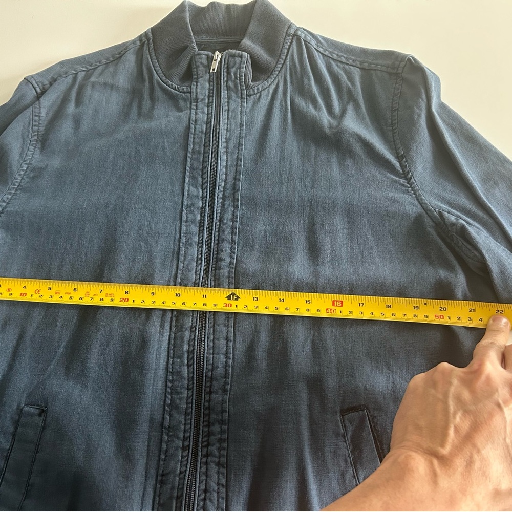 Men's Blue Casual Jacket - Picture 7 of 8